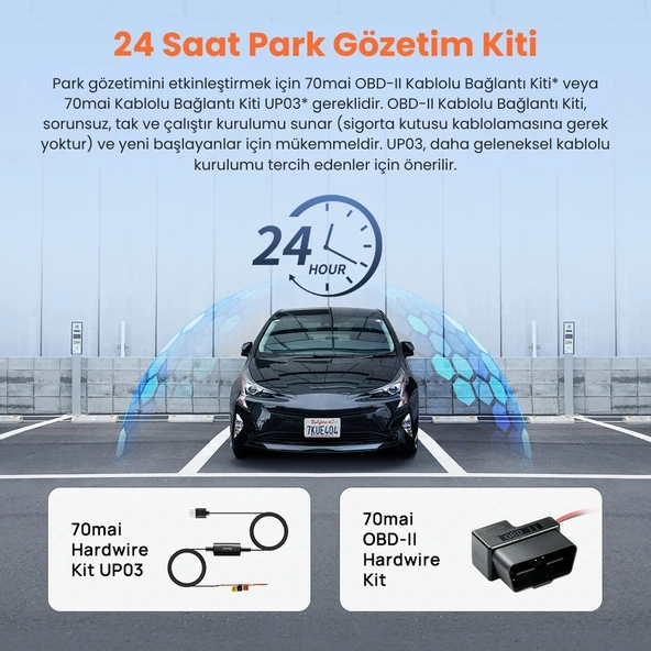 70mai M310 Plus 3K Ön Araç Kamerası - Resim 6