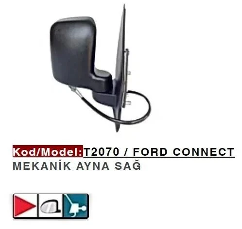 DIŞ DİKİZ AYNASI SAĞ MEKANİK CONNECT ürün görseli 1