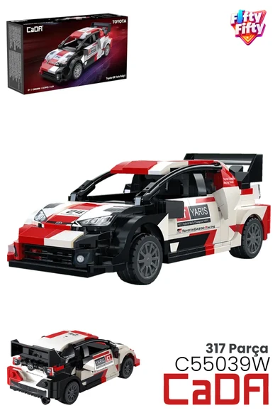Cada Toyota Gr Yaris Rally One (317 Parça) Oyuncak Yapım Seti Blok Araba -FFCADA-C55039W ürün görseli 1