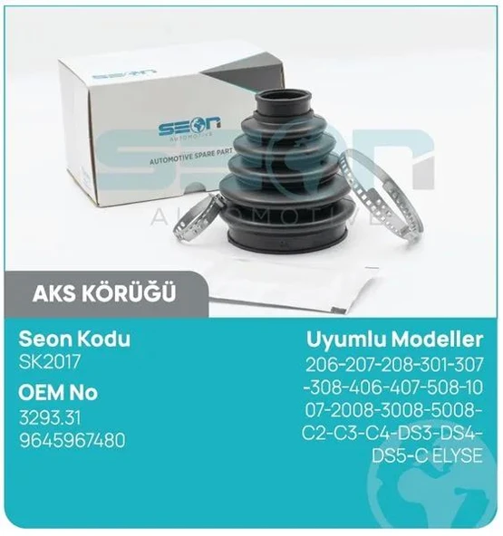 AKS KÖRÜĞÜ DIŞ 206-207-208-301-307-308-406-407-508 -1007-2008-3008-5008-C2-C3-C4-DS3-DS4-DS5-C ELYSE ürün görseli 1
