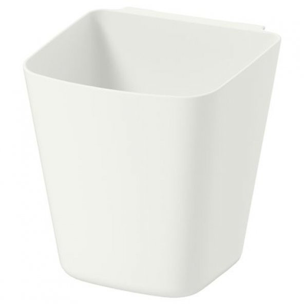 Çok Amaçlı Düzenleyici Kutu IKEA 12x11 cm Toparlayıcı Kutu Beyaz Renk Kalemlik Asılabilir ürün görseli 1