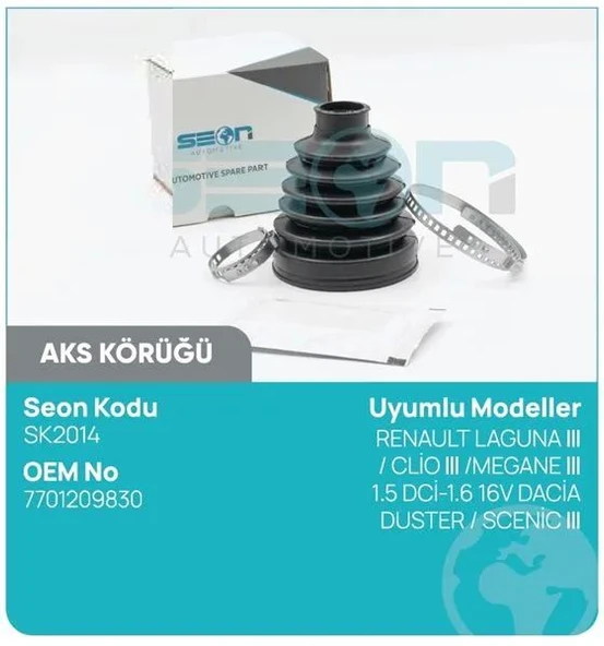 AKS KÖRÜĞÜ DIŞ RENAULT LAGUNA III CLİO III MEGANE III 1.5 DCİ-1.6 16V DACİA DUSTER SCENİC III 10789 ürün görseli 1