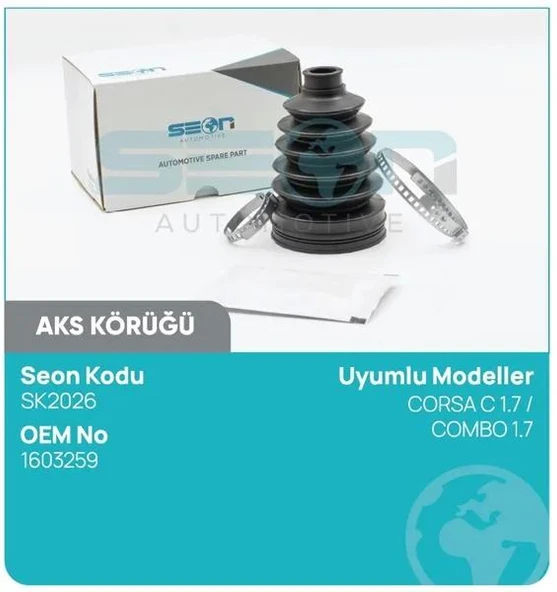 AKS KÖRÜĞÜ DIŞ CORSA C 1.7 COMBO 1.7 MERIVA A 03>10 ürün görseli 1