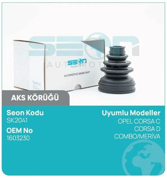 AKS KÖRÜĞÜ İÇ OPEL CORSA C CORSA D COMBO/MERİVA ürün görseli 1