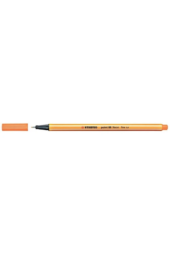 Stabilo Keçe Uçlu İnce Kalem 88 Point 0.4 MM Açık Alev Kırmızısı 88/30 (10 Lu Paket) ürün görseli 1