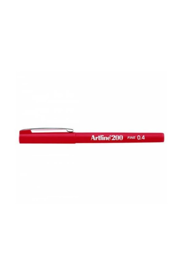 Artline Fineliner 0.4 MM Kırmızı (12 Li Paket) ürün görseli 1