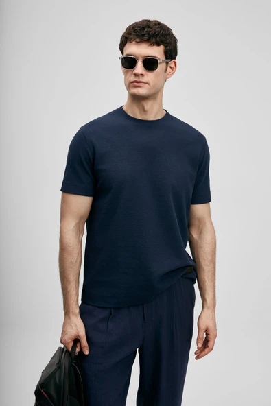 Lufian 111020311 Soft Modern Grafik Erkek T- Shirt Tişört Erkek Tişort ürün görseli 1