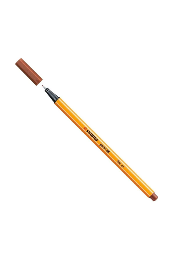 Stabilo Keçe Uçlu İnce Kalem 88 Point 0.4 MM Kan Kırmızısı 88/38 (10 Lu Paket) ürün görseli 1