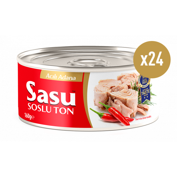 Sasu Acılı Ton Balığı 1 Koli 24x160 gr Bütün Dilim ürün görseli 1