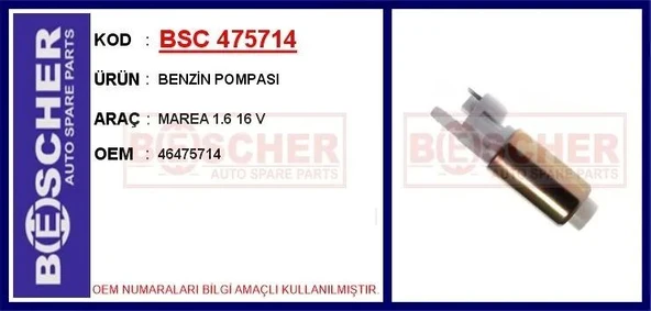 BENZİN POMPASI MAREA 1.6 16 V ürün görseli 1