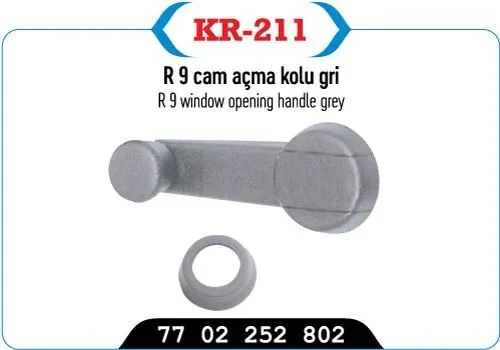 CAM AÇMA KOLU PULLU GRİ R9 R12 TOROS ürün görseli 1