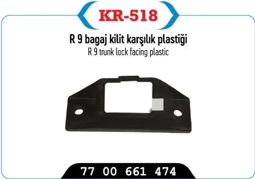 BAGAJ KİLİT KARSILIK PLASTİĞİ R9 ürün görseli 1