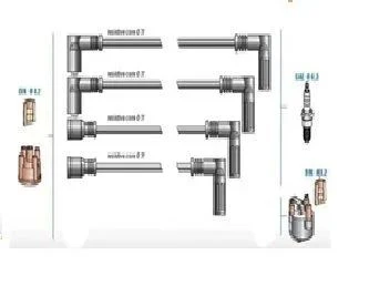 BUJI KABLOSU + BOBIN KABLOSU TEMPRA 1.6 S-SX-SXA-SXAK TIPO S-SX-SLX 1.6 ürün görseli 1