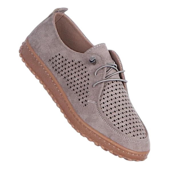 Ayzen 1050 Vizon Kadın Loafer Ayakkabı ürün görseli 1