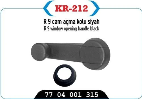 CAM AÇMA KOLU PULLU SİYAH R9 R12 TOROS ürün görseli 1