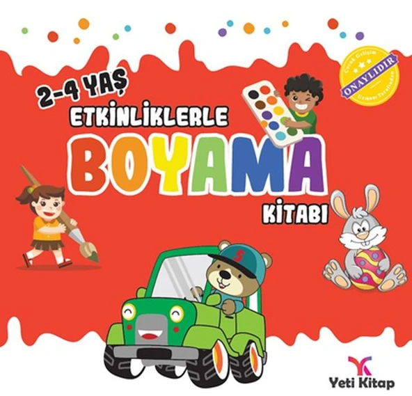 Etkinliklerle Boyama Kitabı 1 - (2-4 Yaş) ürün görseli 1