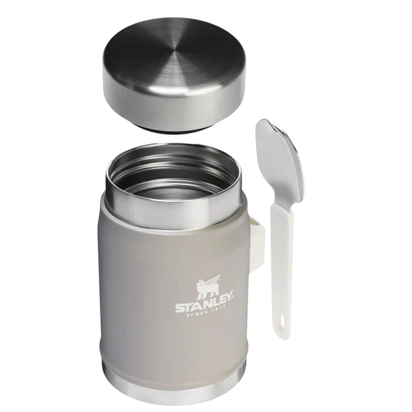 Stanley The Legendary Food Jar + Spork 0.4L / 14oz Ash 2.0 Termos AS1009382111 ürün görseli 1