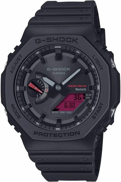Casio GA-B2100BBR-1ADR Quartz Silikon Siyah 20 ATM 45 mm Erkek Kol Saati ürün görseli 1