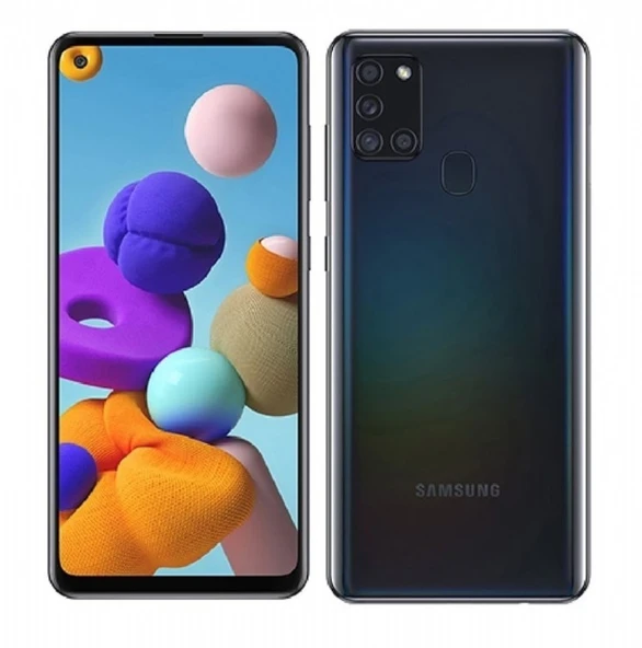 Samsung Galaxy A21S Siyah  128 GB - 4 GB RAM YENİLENMİŞ ÜRÜN  (B KALİTE) ürün görseli 1