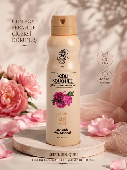 Rebul Kadın Sprey Deodorant Bouquet 150 Ml ürün görseli 1