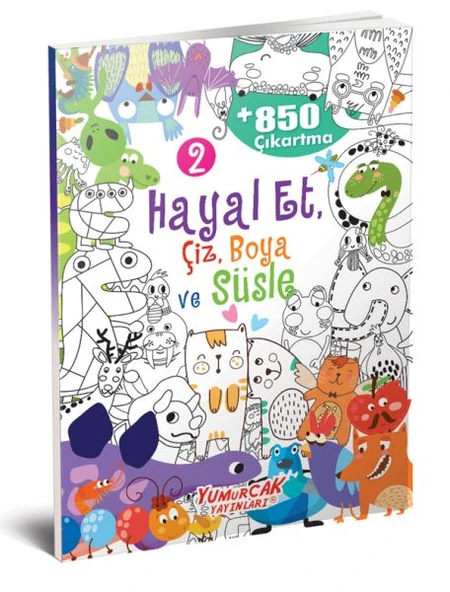 Hayal Et-Çiz-Boya-Süsle 850 Çıkartma -2 ürün görseli 1