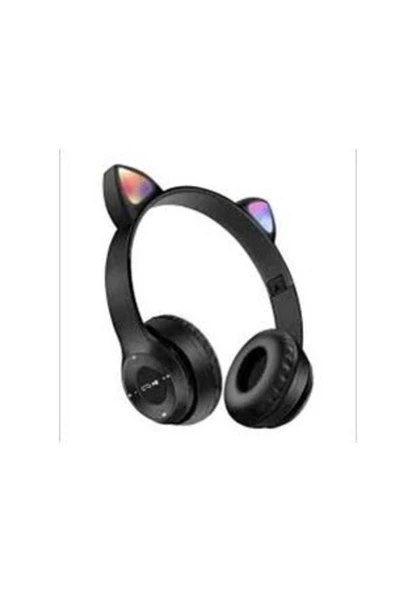 P47m Bluetooth 5.0 Kulak Üstü Kulaklık Siyah ürün görseli 1