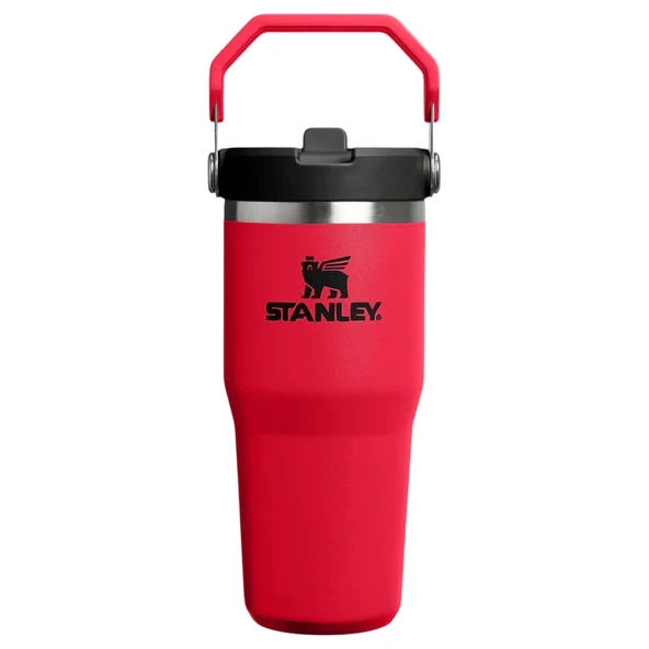 Stanley The IceFlow™ Flip Straw 2.0 Tumbler 0.41L / 14oz Chili Black Termos AS10120450121 ürün görseli 1