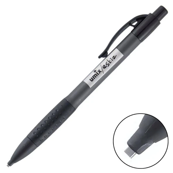 Umix Sınav/eskiz Versatil Kalem 0.9 mm x 1.8 mm Gri U1307-GR ürün görseli 1