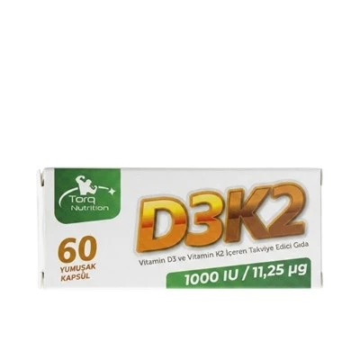D3K2 (1000 IU / 11,25 mcg) 60 Yumuşak Kapsül ürün görseli 1