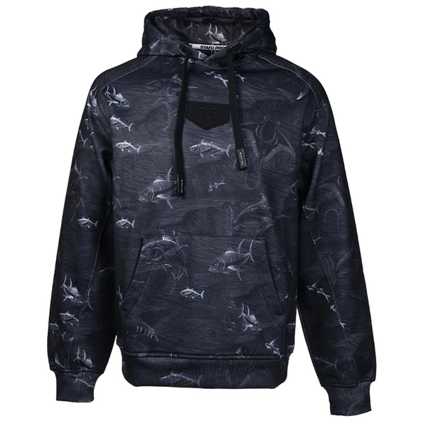 Stafu Pro Prime Kapüşonlu Frenzy Black Sweatshirt ürün görseli 1