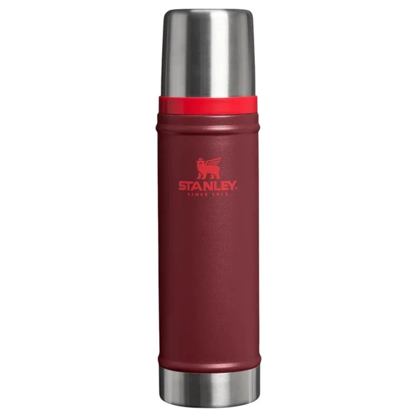 Stanley The Legendary Classic Bottle 0.6L / 20oz Cranberry Termos AS1011345040 ürün görseli 1