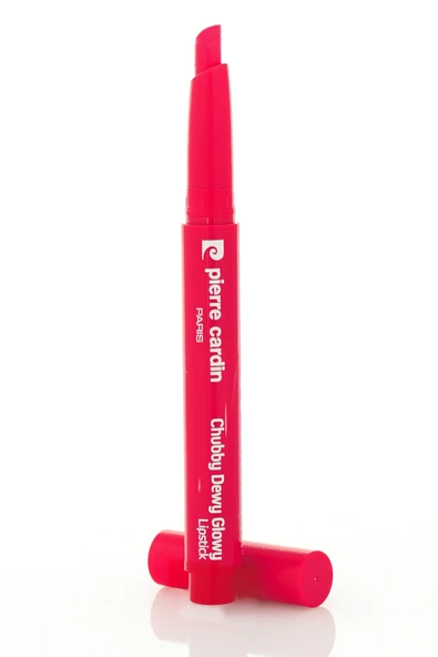 Pierre Cardin Chubby Dewy Glowy Lipstick-Ruj-Coral-376 ürün görseli 1