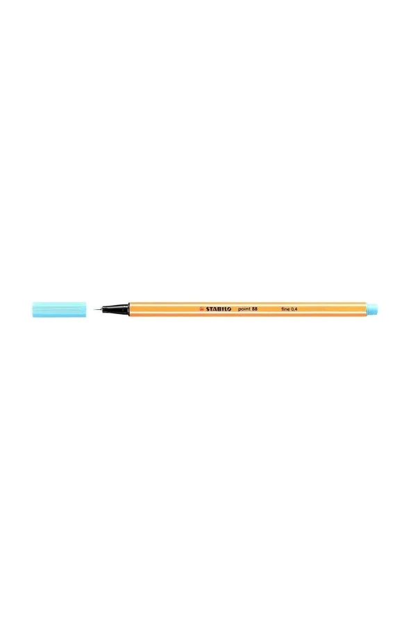 Stabilo Keçe Uçlu İnce Kalem 88 Point 0.4 MM Turkuaz Mavi 88/51 (10 Lu Paket) ürün görseli 1