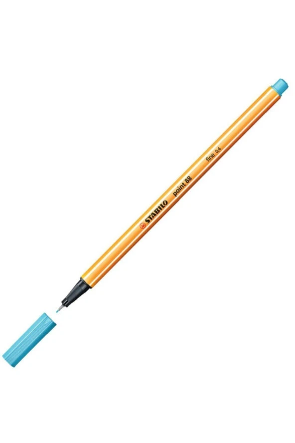 Stabilo Keçe Uçlu İnce Kalem 88 Point 0.4 MM Uçuk Mavi 88/57 (10 Lu Paket) ürün görseli 1