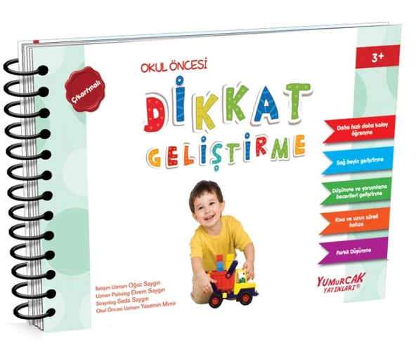 Dikkat Geliştirme Kitabı 3 Yaş ürün görseli 1