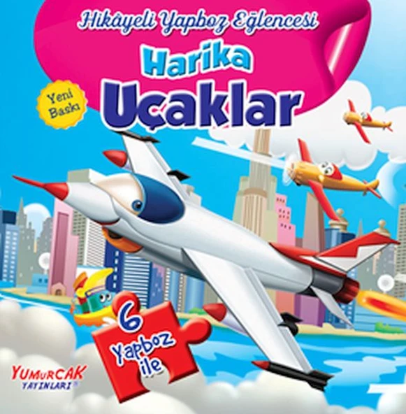Harika Uçaklar - Hikayeli Yapboz Eğlencesi (6 Yapboz İle) ürün görseli 1
