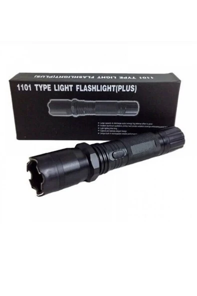 1101 Type Lıght Flashlıght (plus) Elektroşoklu 220v Şarjlı El Feneri ürün görseli 1