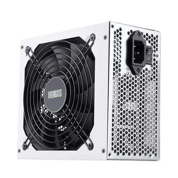 Dragos PowerMax 750W 80+ Plus 12CM Fanlı Beyaz Güç Kaynağı PSU ürün görseli 1
