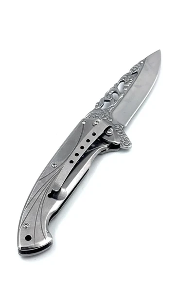 Outdoor Kamp İçin Ayı Desenli İşlemeli Model 21 cm Çakı - Resim 2