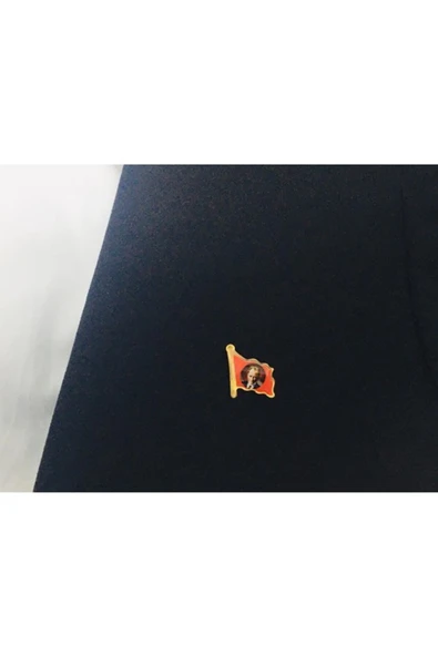 Atatürk Ve Türk Bayrağı Yaka Rozeti ürün görseli 1