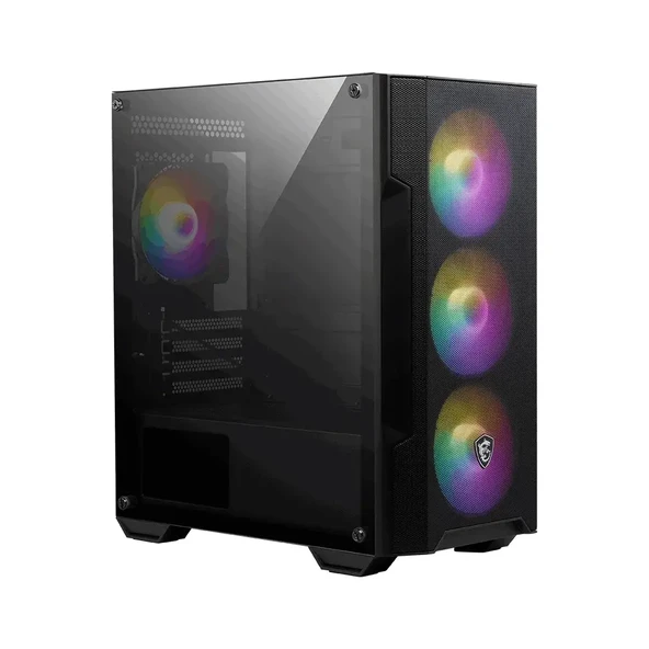 MSI MAG Forge M100A ARGB mATX Mid Tower Kasa - Resim 2