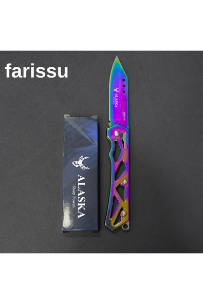 Alaska SDR-13X Gökkuşağı Katlanır Çakı - Ultra Hafif (42 gr), 165mm Kompakt EDC Bıçak ürün görseli 1