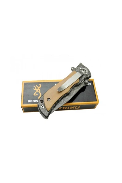 Mini Browning Damascus Çakı 15 cm - Resim 2