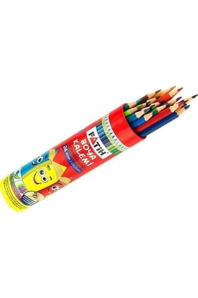 Kuru Boya Tüplü Tam Boy 24 Renk - Resim 3