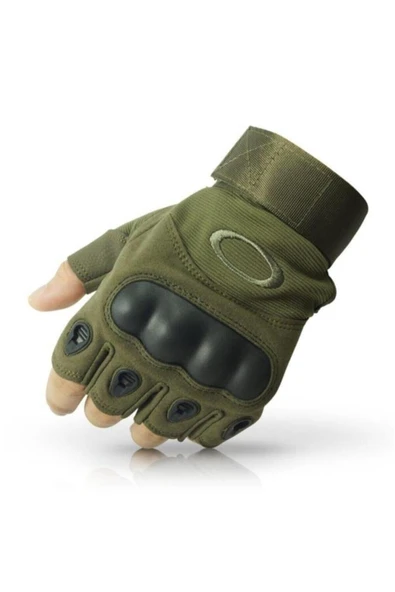 Askeri Tactical Kesik Destekli Pilot Eldiven Haki ürün görseli 1