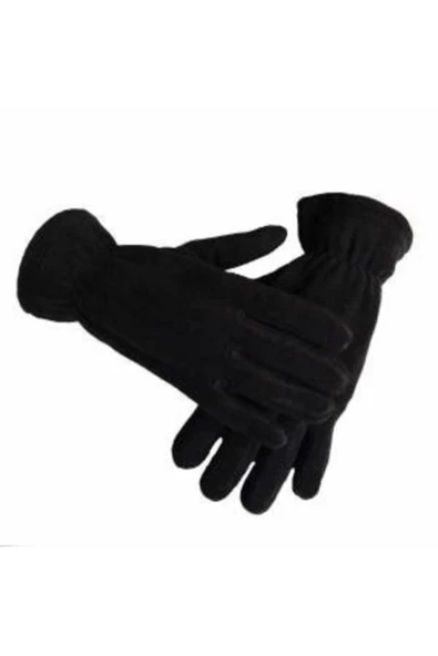 Unisex Siyah Termal Kışlık Kaliteli Polar Eldiven ürün görseli 1