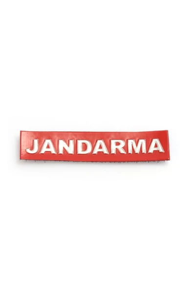 Pvc Jandarma Yazısı Kırmızı Renk Cırtlı Yeni Model ürün görseli 1