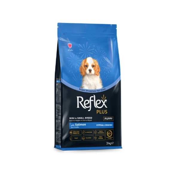 Reflex Plus Hipoalerjenik Somonlu Küçük Irk Yavru Köpek Maması 3kg ürün görseli 1