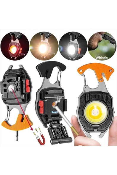 KAMP Plus Multi Fonksiyonel Fener Çok Amaçlı Şarjlı Led Işık - Acil Durum Kit 88545 ürün görseli 1