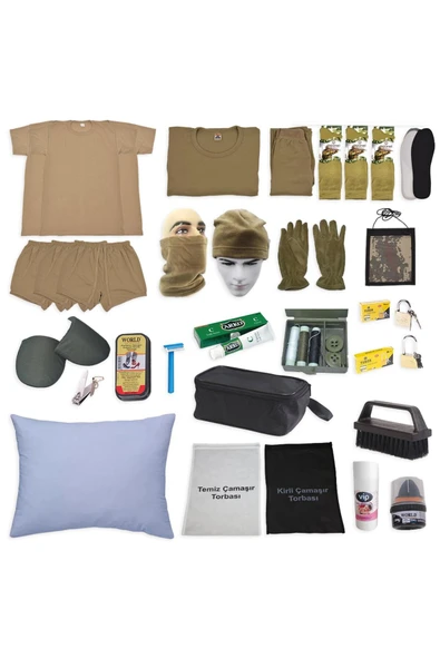 Acemi Asker Kışlık Set 3LÜ Temel Set(K.K.K) ürün görseli 1